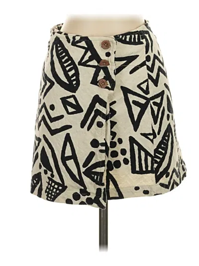 Pre-owned Urban Outfitters Casual Skirt In Ivory