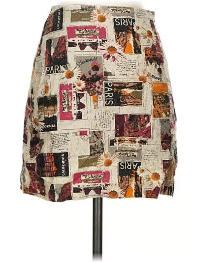 Urban Outfitters Casual Skirt In Ivory