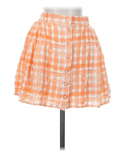 Pre-owned Urban Outfitters Casual Skirt In Orange