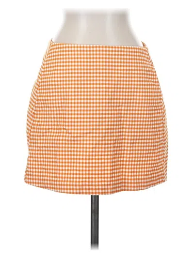 Pre-owned Urban Outfitters Casual Skirt In Orange