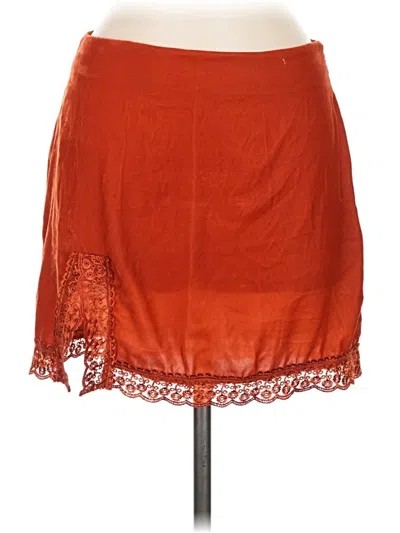 Pre-owned Urban Outfitters Casual Skirt In Orange