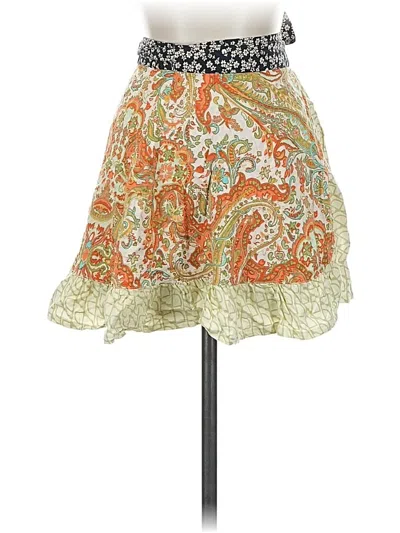 Pre-owned Urban Outfitters Casual Skirt In Orange