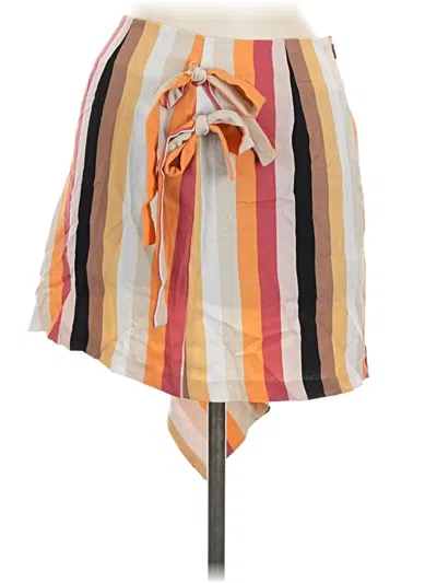 Pre-owned Urban Outfitters Casual Skirt In Orange