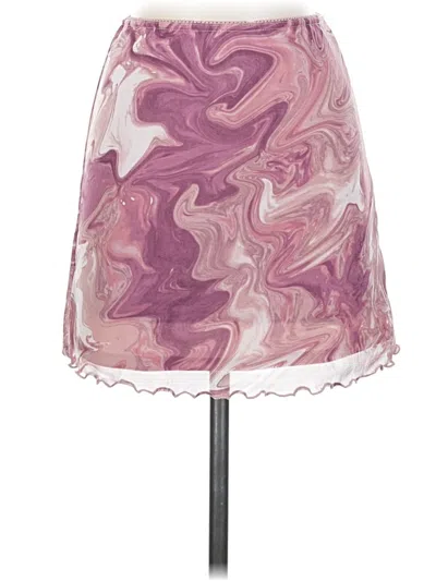 Pre-owned Urban Outfitters Casual Skirt In Pink