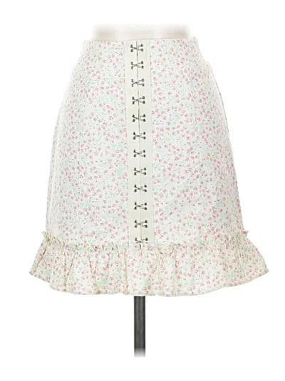 Pre-owned Urban Outfitters Casual Skirt In White