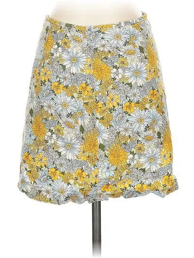 Pre-owned Urban Outfitters Casual Skirt In Yellow