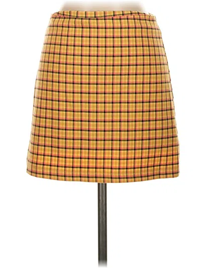 Pre-owned Urban Outfitters Casual Skirt In Yellow