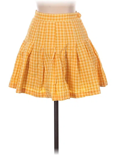 Pre-owned Urban Outfitters Casual Skirt In Yellow