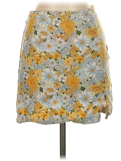 Pre-owned Urban Outfitters Casual Skirt In Yellow