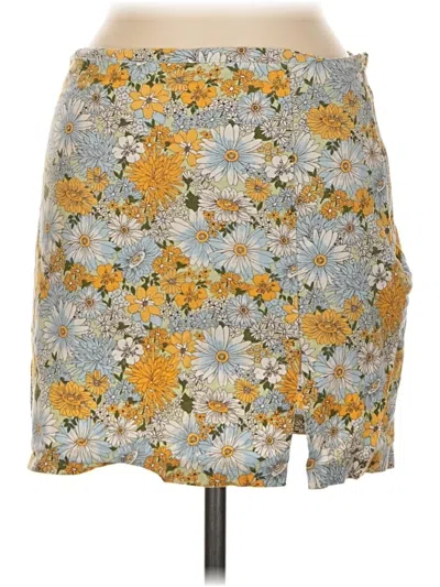Pre-owned Urban Outfitters Casual Skirt In Yellow