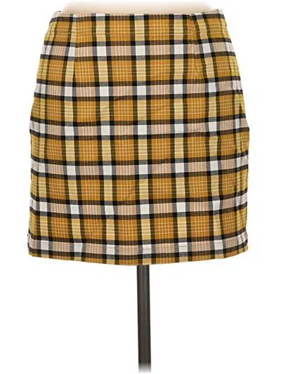 Pre-owned Urban Outfitters Casual Skirt In Yellow