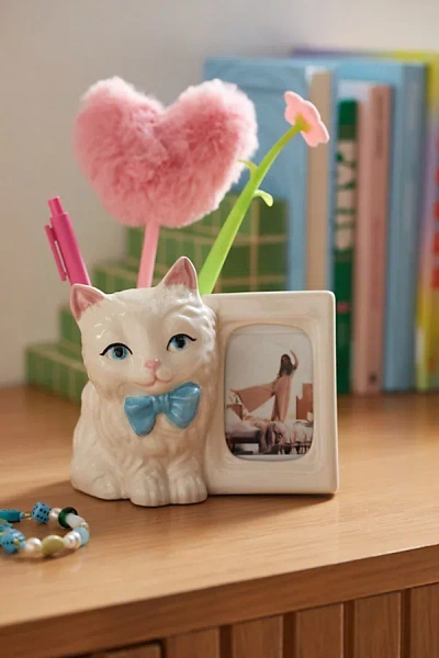 Urban Outfitters Cat Instax Picture Frame Vase In White At  In Multi