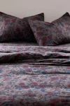 Urban Outfitters Catlyn Floral Patterned Duvet Set In Carbon At  In Purple