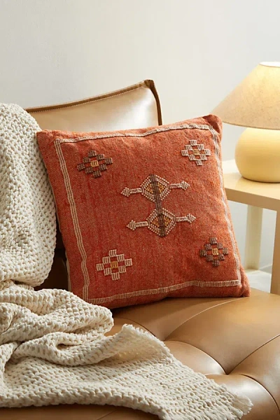 Urban Outfitters Cedar Medallion Throw Pillow In Orange
