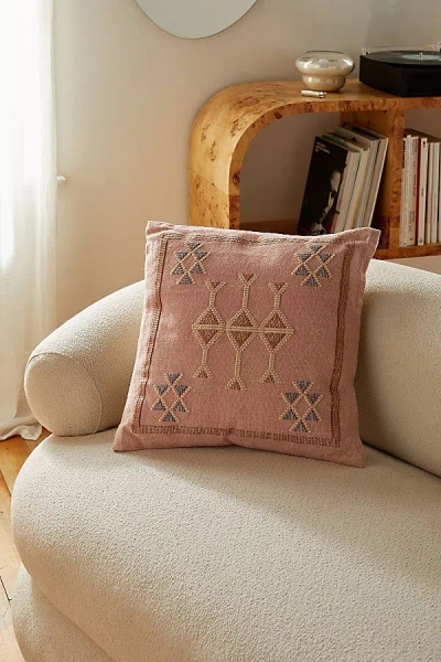 Urban Outfitters Cedar Medallion Throw Pillow In Peach