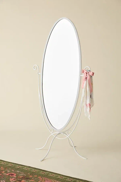 Urban Outfitters Celeste Full-length Floor Mirror In White At