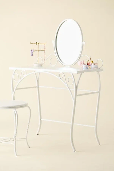Urban Outfitters Celeste Iron Mirror Vanity In White At