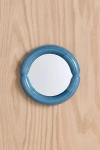 Urban Outfitters Ceramic Framed Tabletop & Wall Mirror In Blue At  In Blue