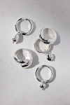 Urban Outfitters Champagne Pearl Ring Set In Silver, Women's At  In Metallic