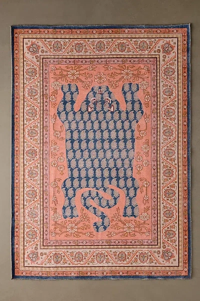 Urban Outfitters Chandra Tiger Printed Rug In Orange At