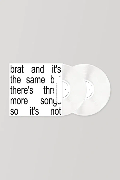 Urban Outfitters Charli Xcx - Brat And It's The Same But There's Three More Songs So It's Not Lp In White At Urban Ou
