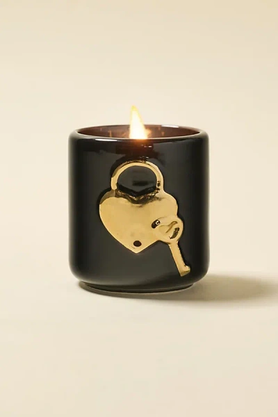 Urban Outfitters Charm 4 oz Scented Candle In Off/black At