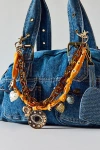 Urban Outfitters Charmed Bandana Bag Chain In Assorted, Women's At  In Multi