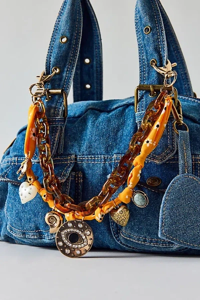 Urban Outfitters Charmed Bandana Bag Chain In Assorted, Women's At  In Multi
