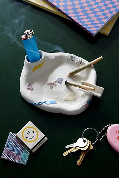 Urban Outfitters Charmed Multi-functional Ashtray In White At
