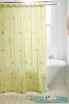 Urban Outfitters Cheeky Goose Patterned Shower Curtain In Green At