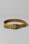 Urban Outfitters Cheetah Pattern Leather Belt In Cheetah, Men's At  In Brown