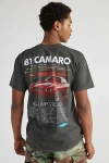 URBAN OUTFITTERS CHEVY CAMARO 1981 AD TEE IN BLACK, MEN'S AT URBAN OUTFITTERS