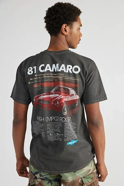 Urban Outfitters Chevy Camaro 1981 Ad Tee In Black, Men's At