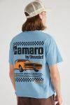 Urban Outfitters Chevy Camaro Cropped Graphic Tee In Sky, Men's At