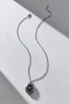Urban Outfitters Chey Locket Necklace In Silver, Women's At  In Metallic
