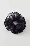 Urban Outfitters Chiffon Oversized Scrunchie In Black, Women's At