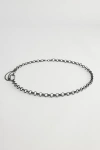 Urban Outfitters Chunky Chain Carabiner Belt In Black, Men's At  In Black