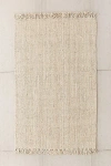 Urban Outfitters Chunky Fringe Woven Jute Rug In Ivory