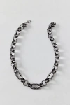 Urban Outfitters Chunky Linked Chain Necklace In Black, Men's At  In Metallic
