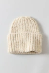 Urban Outfitters Chunky Ribbed Knit Beanie In Neutral, Women's At  In Gold