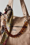Urban Outfitters Chunky Tort Acetate Bag Chain In Brown, Women's At  In Brown