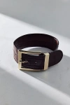 Urban Outfitters Cinched Belted Bangle Bracelet In Dark Brown, Women's At  In Brown