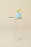 Urban Outfitters Circle Metal Side Table In Light Yellow At