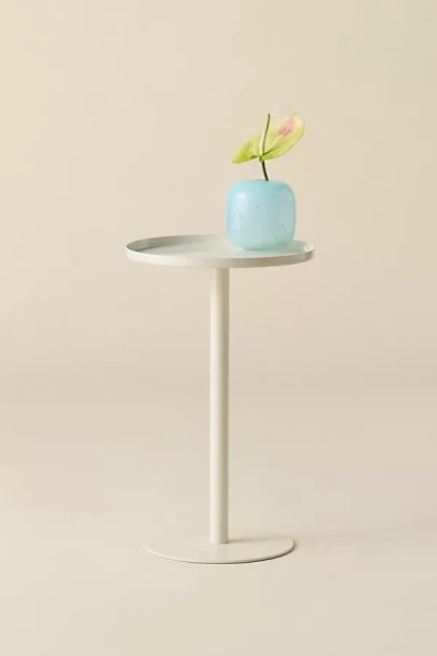 Urban Outfitters Circle Metal Side Table In Light Yellow At