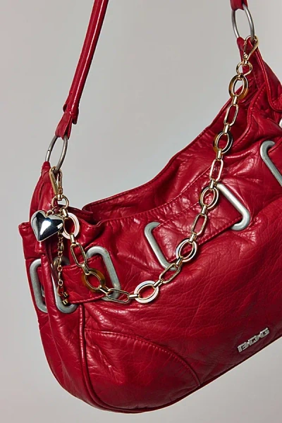 Urban Outfitters Circle Tort Draped Bag Chain In Gold, Women's At