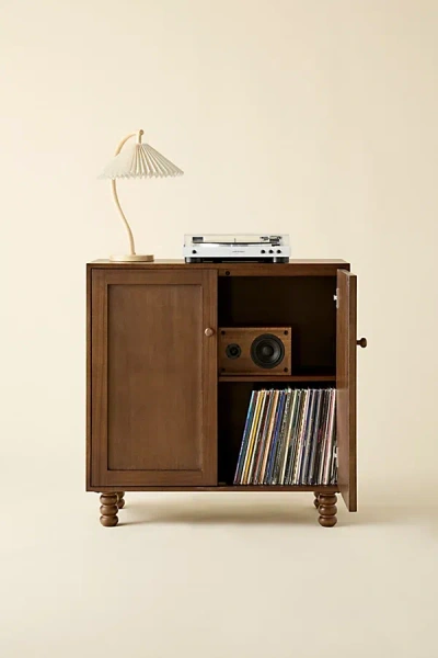 Urban Outfitters Clara 2-door Wood Storage Cabinet In Walnut At  In Brown