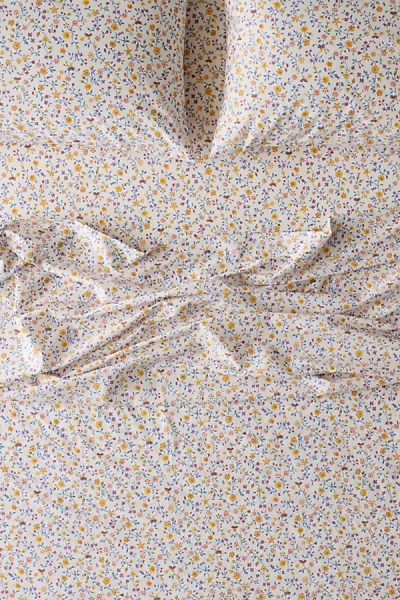 Urban Outfitters Clarissa Floral Vine Sheet Set In Ivory At