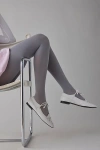 Urban Outfitters Classic Opaque Fashion Tights In Grey, Women's At  In Gray