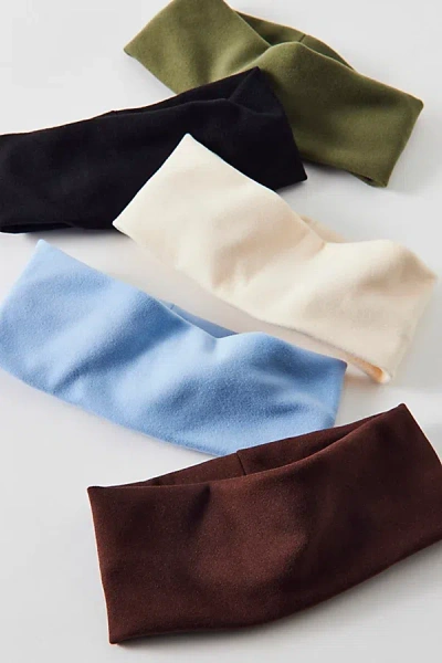 Urban Outfitters Cleo Supersoft Knit Headband In Blue, Women's At