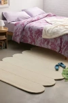 Urban Outfitters Clover Hand Tufted Wool Rug In Ivory At
